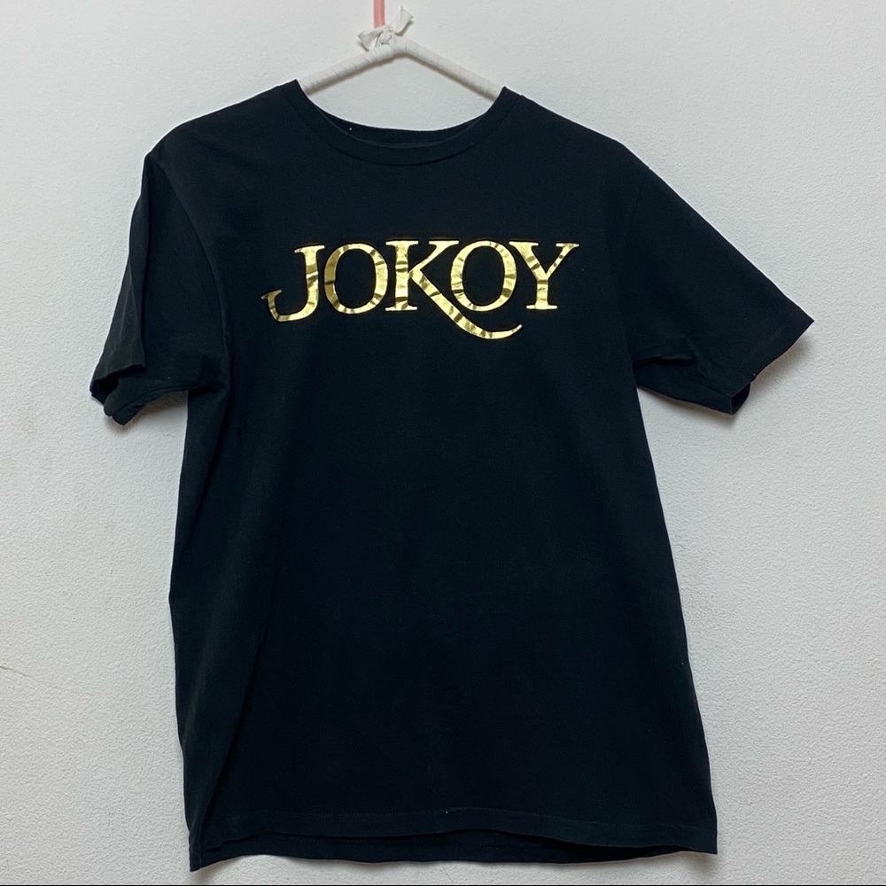 Black and Gold Jokoy Tshirt Logowear- Size L